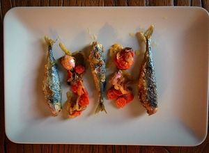 Una foto de Chicharros en escabeche