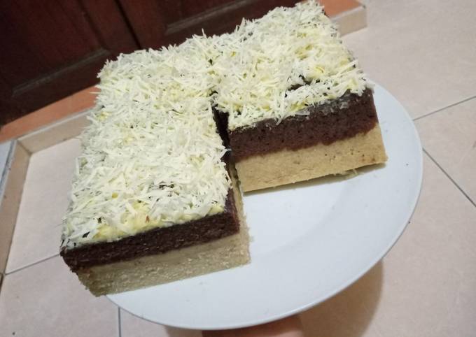 Bolu pisang kukus tepung beras
