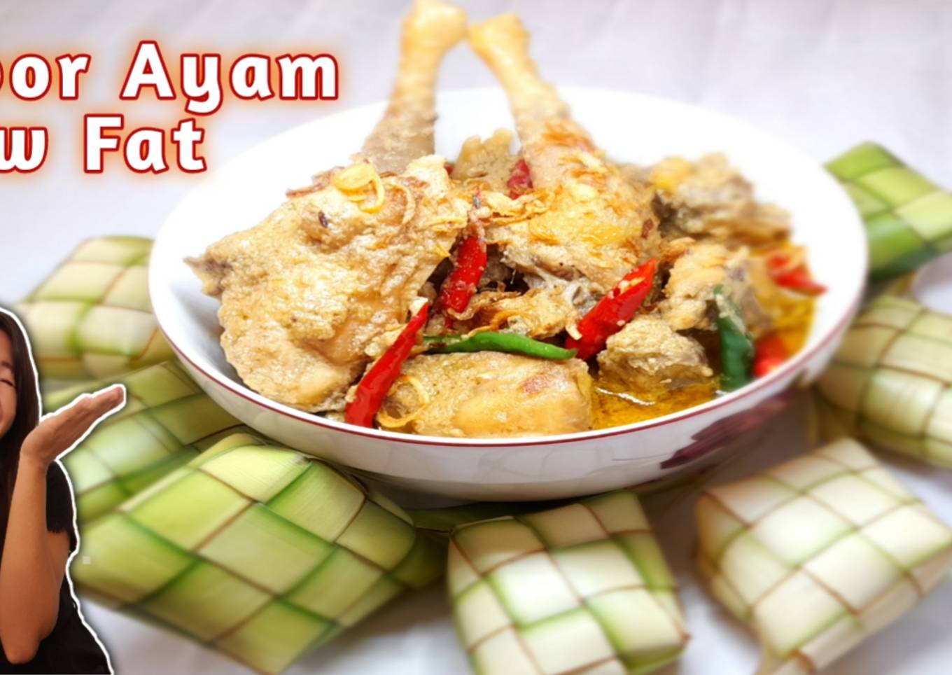 OPOR AYAM RENDAH LEMAK | NO SANTAN