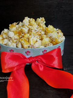 عکسی از دستور پفیلا کاراملی 🍿(Caramel popcorn)