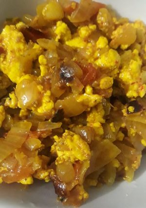 A picture of Paneer bhuji.