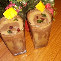 A picture of Chocolate Mango shake.