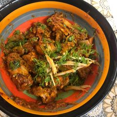 A picture of Karahi chicken in my style.