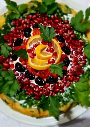 O poză a rețetei Salată aperitiv cu cartofi.