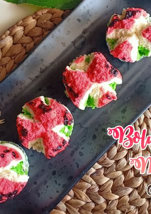 Foto resep Bolu Kukus Mekar / Semangka