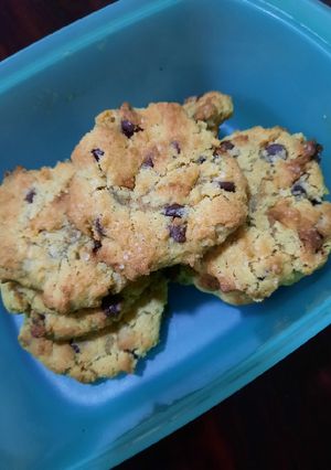 Una foto de Galletas con chispas de chocolate