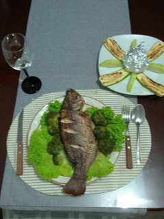 Una foto de Mojarra frita