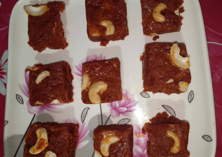 Carrot barfi