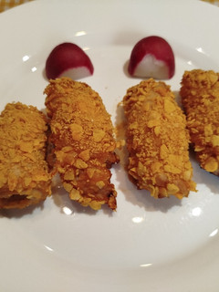 Una foto de Rollitos de pollo crujiente macerado con soja y miel a tú gusto