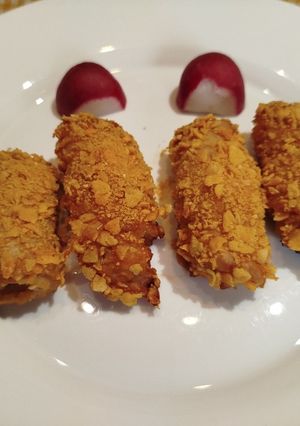 Una foto de Rollitos de pollo crujiente macerado con soja y miel a tú gusto
