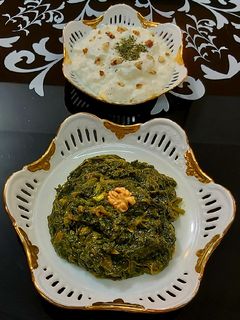 عکسی از دستور بورانی اسفناج