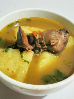 A picture of Yam Broth.
