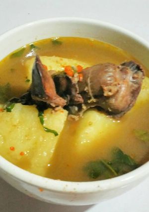 A picture of Yam Broth.