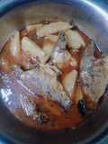 Telapia fish curry
