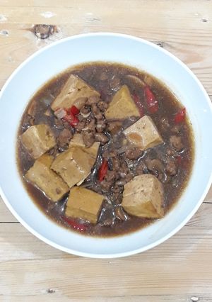 Foto resep Daging Sapi Tumis Tahu
