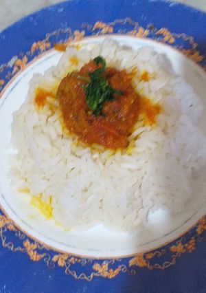 صورة لوصفة أرز مفور بالصلصة