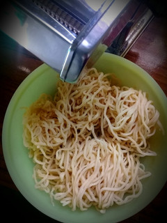 Foto resep Mie homemade kenyal (telur bebek)