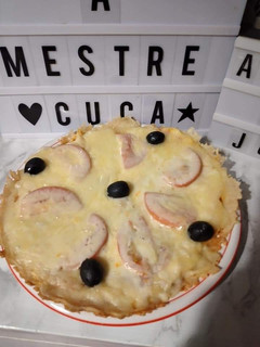 Foto de Pizza de esparguete