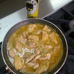 Chicken carbonade A picture of Chicken carbonade.