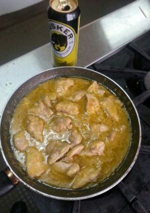 A picture of Chicken carbonade.