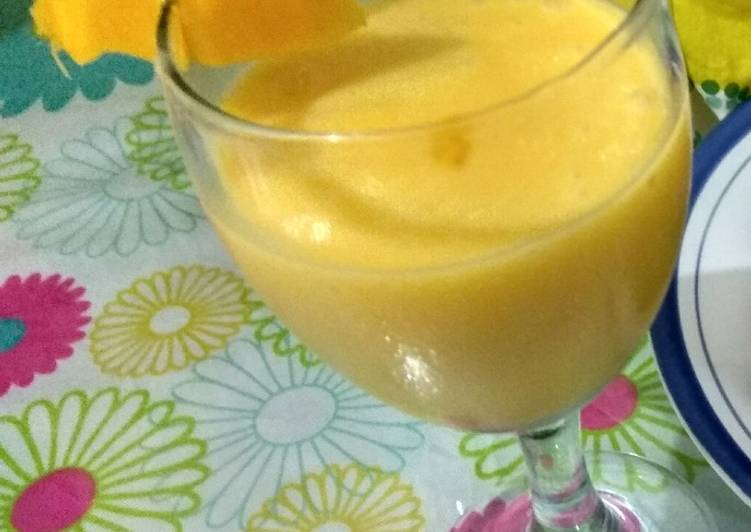 Cara Gampang Menyiapkan Jus Mangga creamy yang Enak Banget