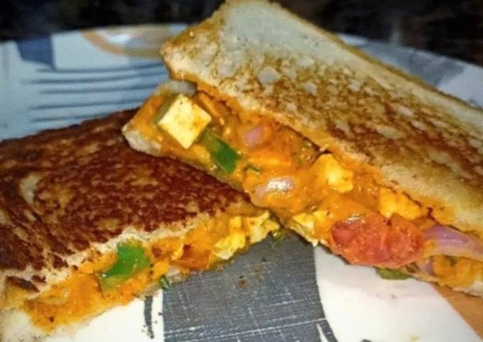 Tandoori Paneer Sandwich 📌 Recipe by Udbhav Rai - Cookpad