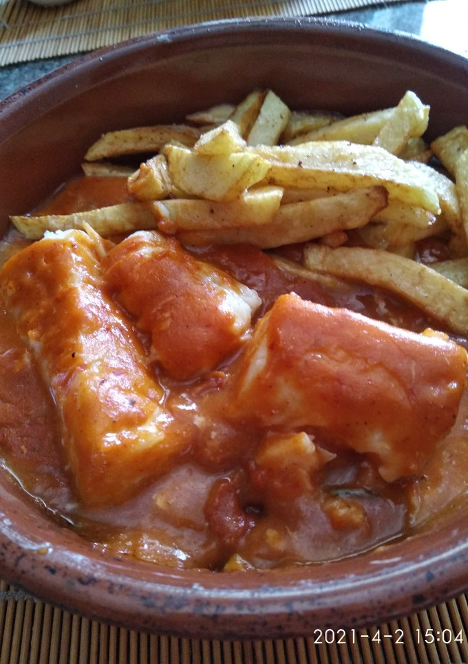 Una foto de Bacalao a la vizcaína