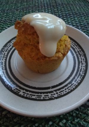 Una foto de Muffins de zanahoria y coco