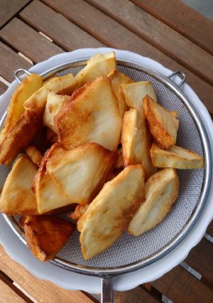 Hình của món Sa kê chiên bột.