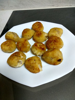 Una foto de Croquetas de cecina con queso de cabra