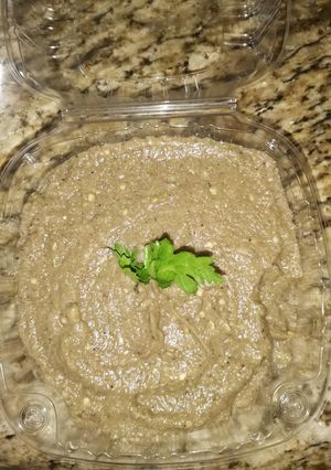 Una foto de Crema de berenjenas (baba gannuy)