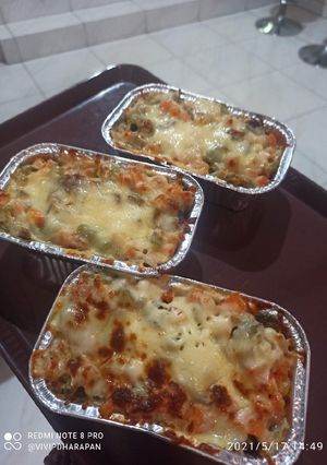 Foto resep Nasi mentega teriyaki melt cheese