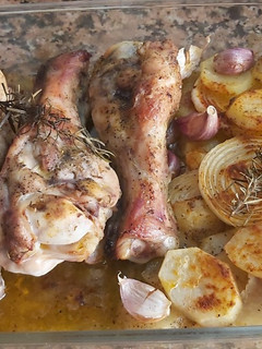 Una foto de Jamoncitos de pavo al horno