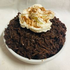 A picture of Chocolate Rice Pudding.