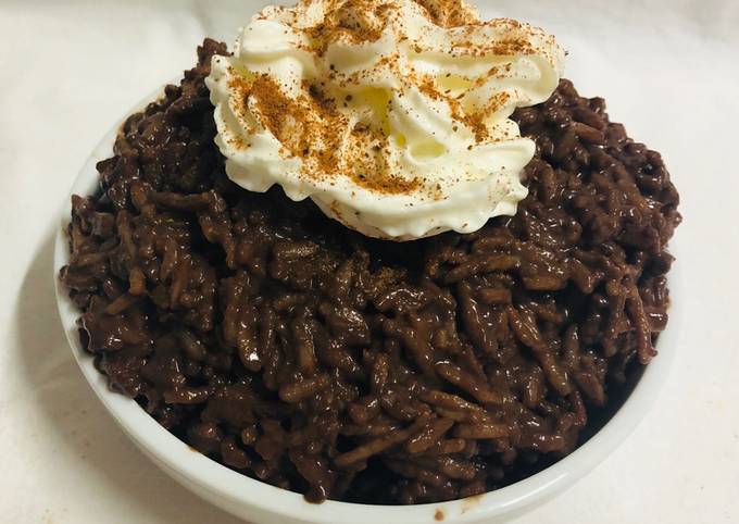 Chocolate Rice Pudding