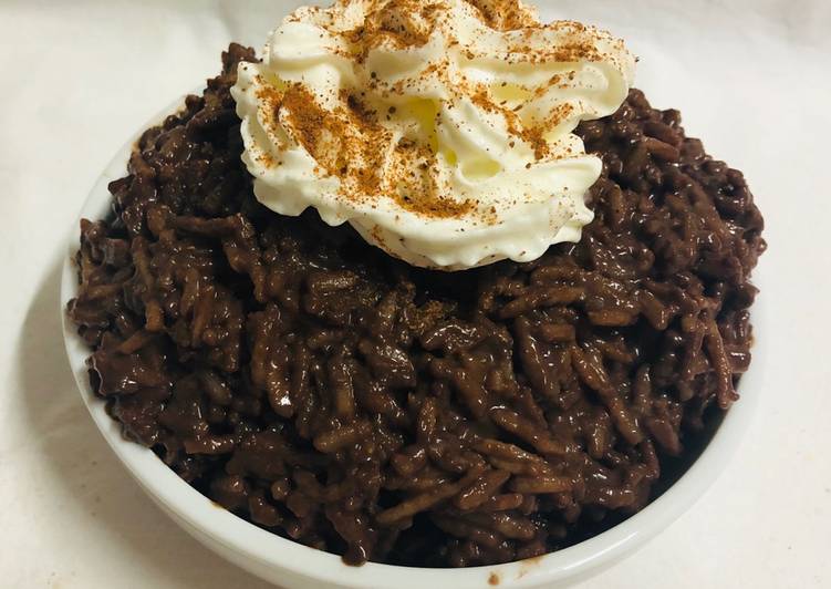 Chocolate Rice Pudding