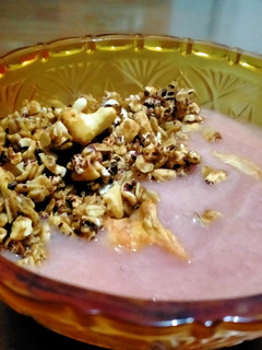 Foto resep Granola Dengan Jus Jambu