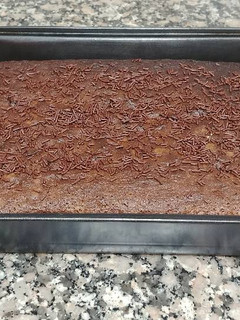 Una foto de Bizcocho de chocolate