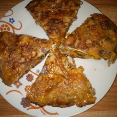 A picture of Plantain frittata.