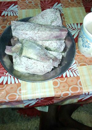 A picture of Boiled arrowroot.