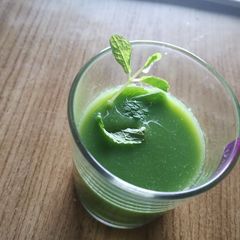 Bottle gourd juice A picture of Bottle gourd juice.