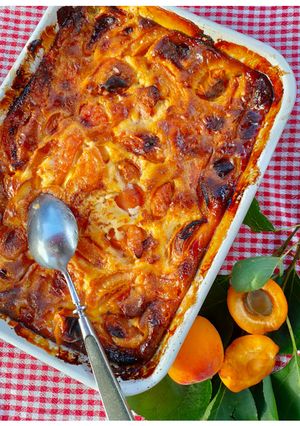 Une photo de Clafoutis aux abricots & romarin