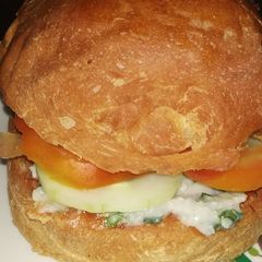 A picture of Veg burger.