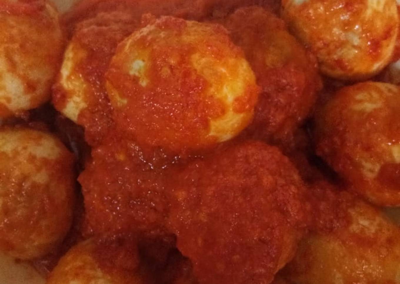 Telor bumbu balado