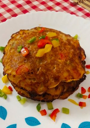 সুজির ঝাল প্যানকেক(sujir jhal pancake recipe in Bengali) রেসিপির প্রধান ছবি