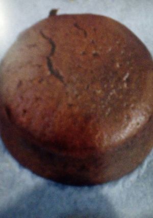 Una foto de Volcán de chocolate amargo