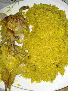 صورة لوصفة السمان والرز البسمتي