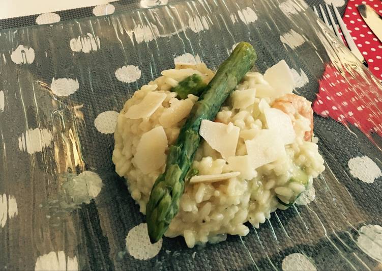 Comment Préparer Des Risotto Asperges&amp;crevettes