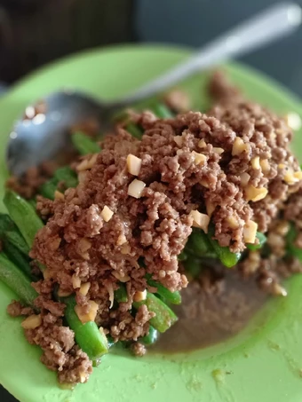 Cara Mudah Menyiapkan Resep  Tumis buncis siram daging yang Lezat Sekali, Lezat Sekali