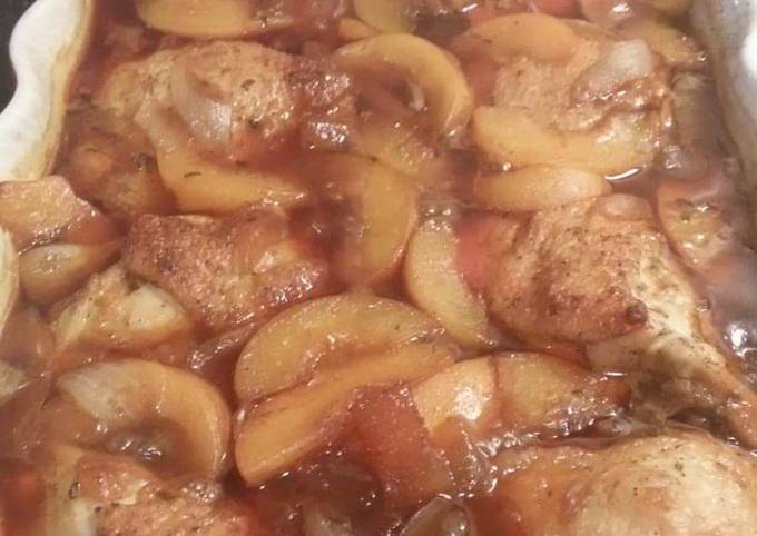 Recipe of Any-night-of-the-week Whiskey Peach Chicken